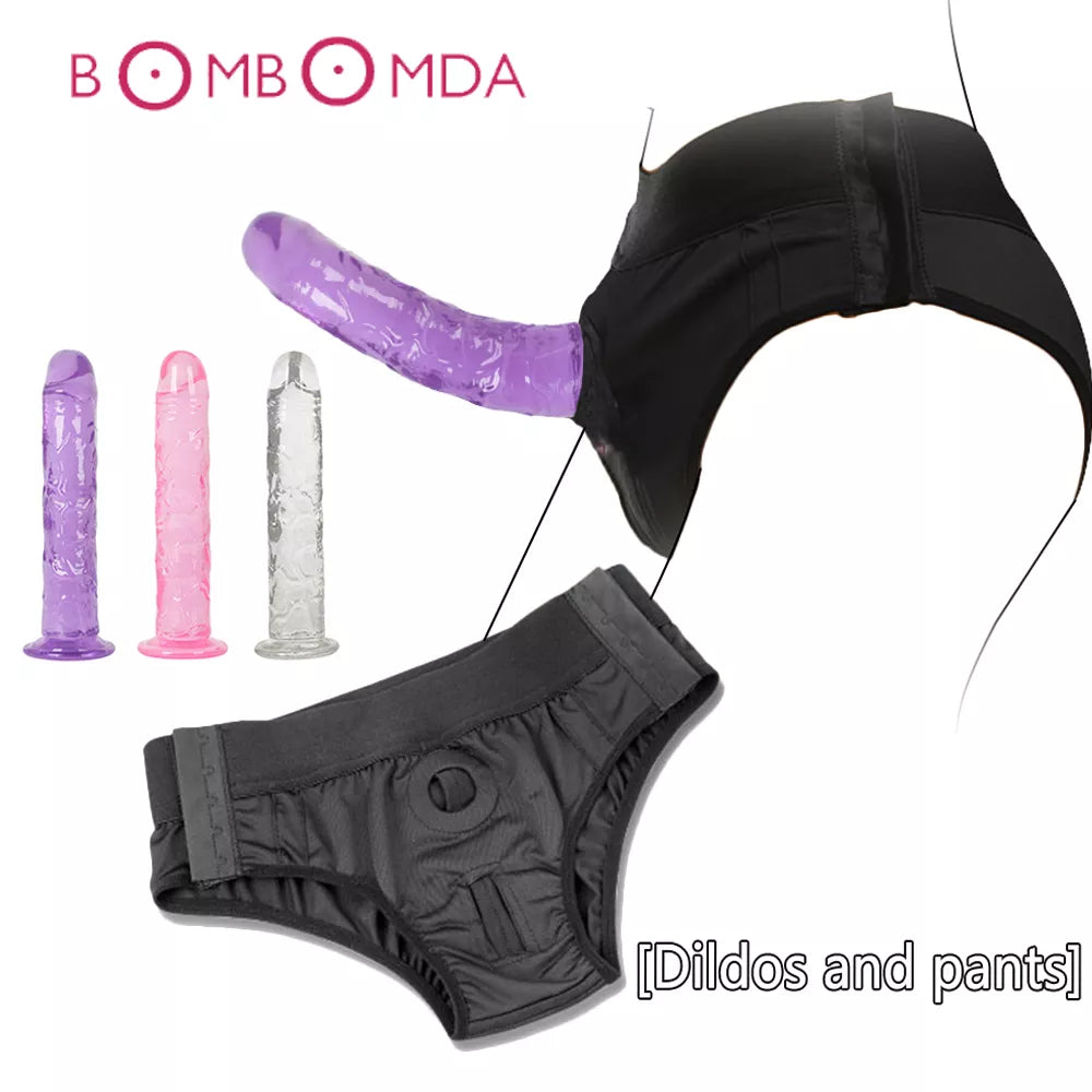 Erotic Wearable Strap-On: G-Spot Stimulator for Lesbian Pleasure