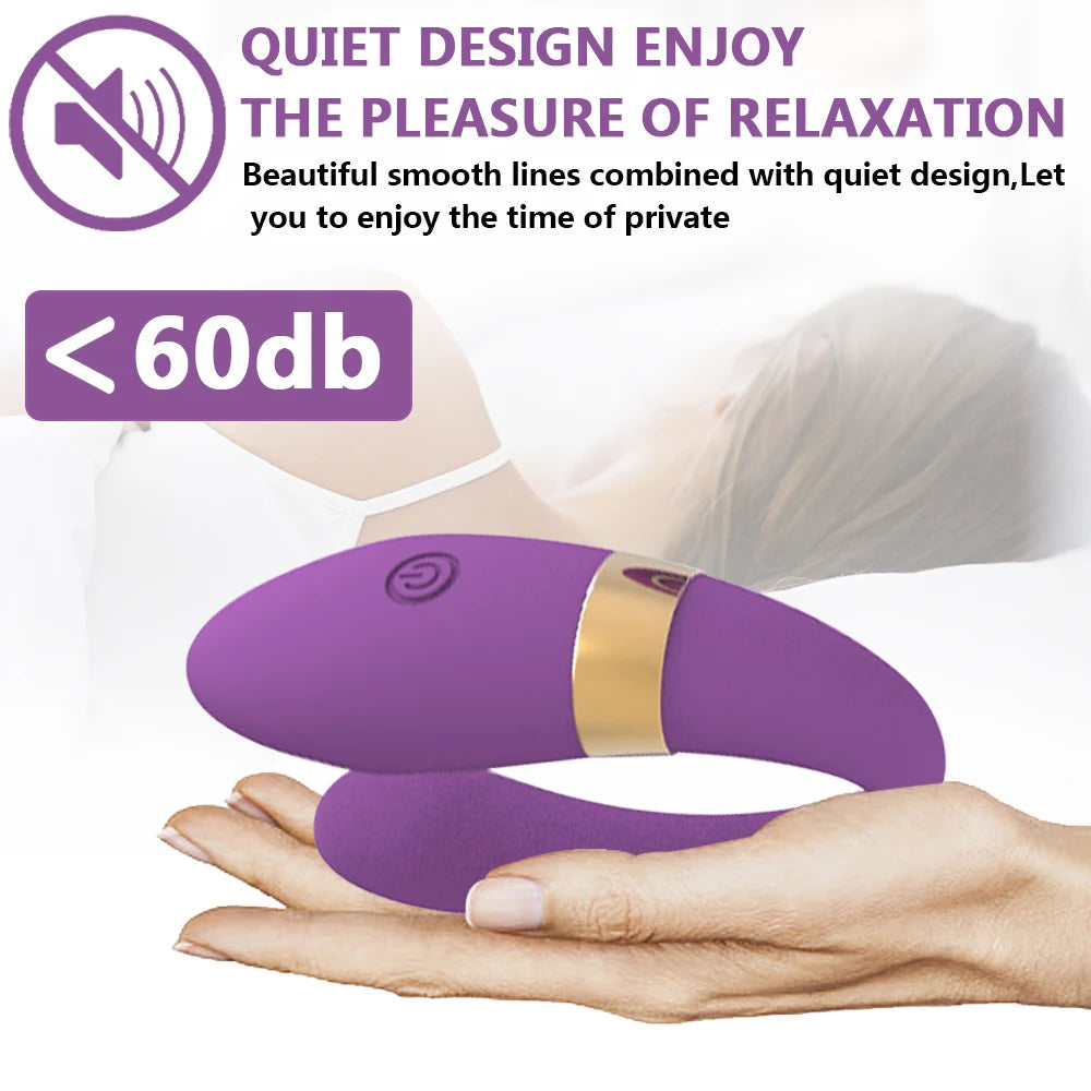 Double Vibrator: 10 Modes, USB Rechargeable, G-Spot Stimulator