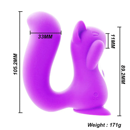 15 Modes Clitoral Sucking Vibrator: Big Squirrel, Clit Stimulator, Dildo for Adults