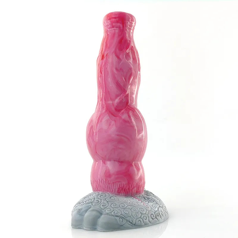 YOCY Huge Knot Dildo: Realistic Animal Cock, Silicone Anal Butt Plug with Sucker - Intimate Masturbator