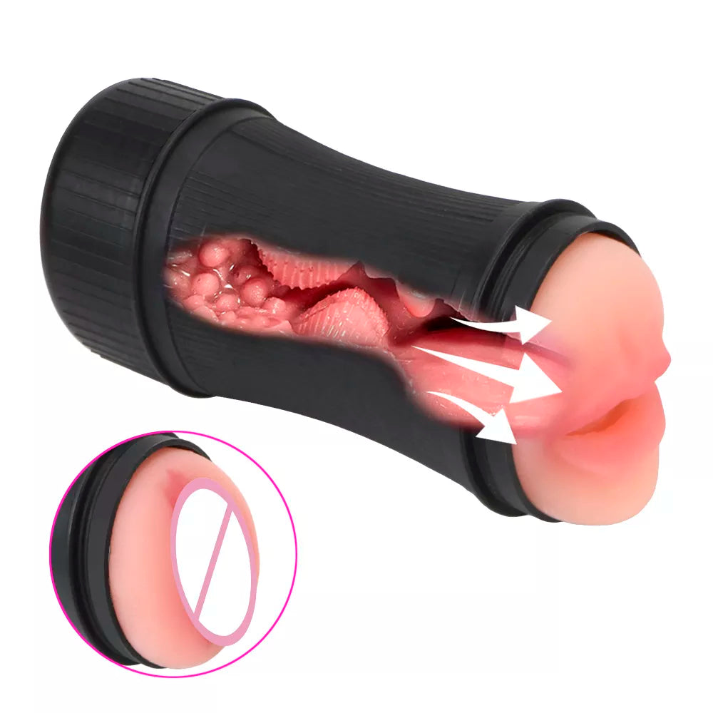 15cm Pump Penis Enlargement 2-in-1 Male Masturbator