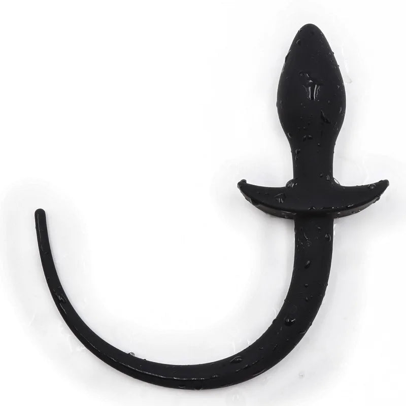 Dog Tail G-Spot Stimulator: BDSM Erotic Butt Plug for Men, Women, and Couples