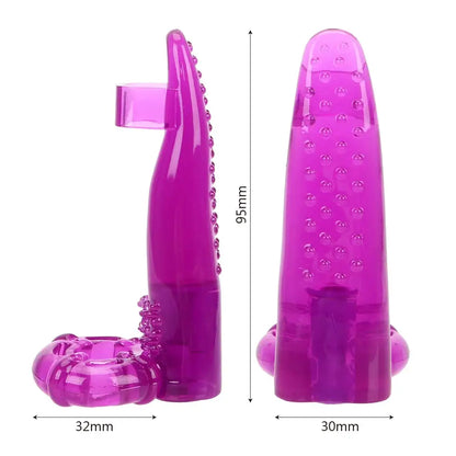 IKOKY Vibrating Cock Ring: Tongue Vibrator for Clitoral Stimulation