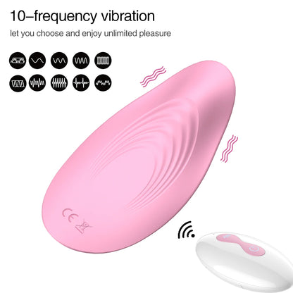 BOMBOMDA Quiet Panty Vibrator: Wireless Remote Control, Portable Clitoral Stimulator, Invisible Vibrating Egg Sex Toy for Women