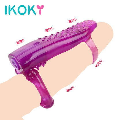 IKOKY Vibrating Cock Ring: Tongue Vibrator for Clitoral Stimulation