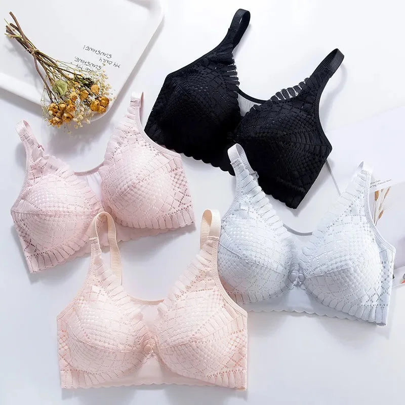 Maternity Nursing Bras Pregnant Women Lingerie Breastfeeding Hot No Rims Front Closure Breast Feeding Bras Large Size Brassiere