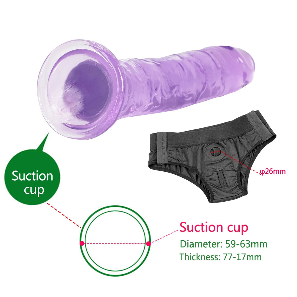 Erotic Wearable Strap-On: G-Spot Stimulator for Lesbian Pleasure