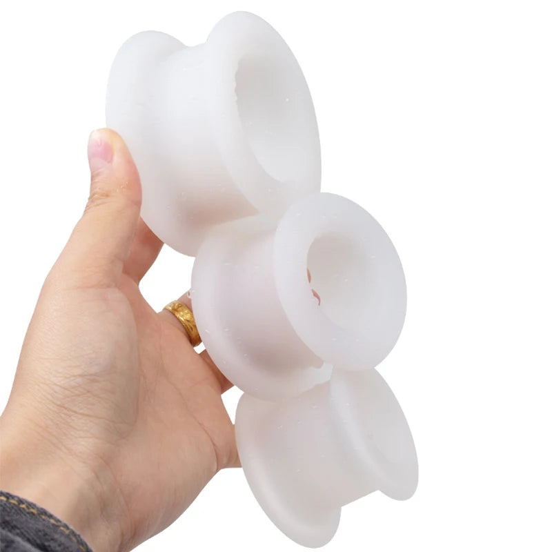 Hollow Anal Plug Tunnel: Anal Sleeve, Chastity, Enema, Ring, Shower, Dilator, Massager, Prostate Ass Cleaner Buttplug - Intimate Goods