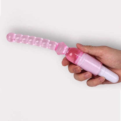 Jelly Vibrator Stick Long Anal Butt Plug Beads G-spot vagina Massager Adult Sex Toys For woman Couples Masturbation Shop Dildo