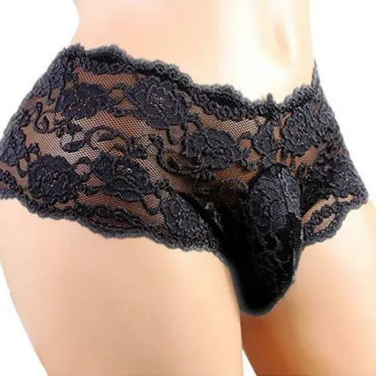 Lace Floral Lingerie: Sexy Men&