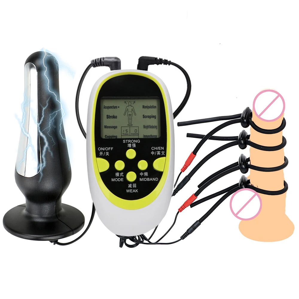 Intense Electric Shock BDSM Prostate Massage Kit