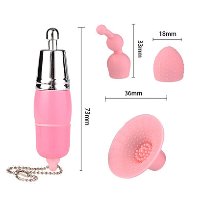 3 In 1 Clitoris Stimulator Nipple Stimulation Massager Strong Vibration Erotic Sex Toys For Women Couple/Adult Games Products