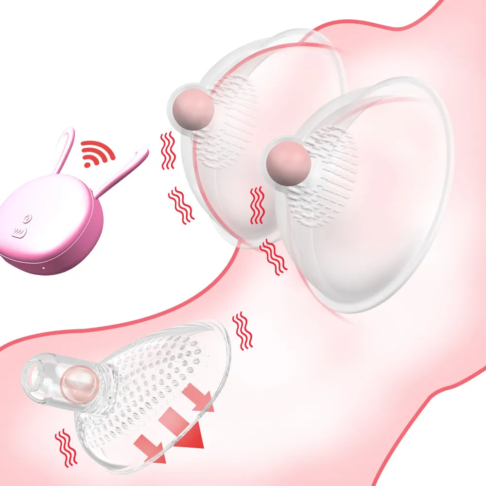 10-Speed Nipple Sucker Vibrator - Electric Breast Pump and Enlargement Massager