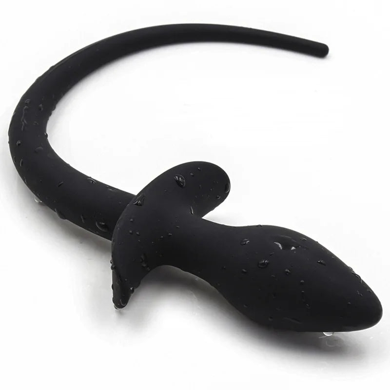 Dog Tail G-Spot Stimulator: BDSM Erotic Butt Plug for Men, Women, and Couples