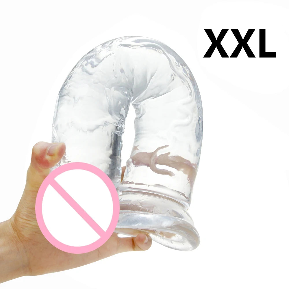 Large Realistic Suction Cup Dildo: Perfect for Women&