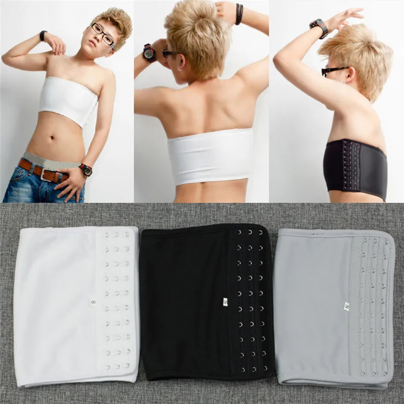 Tomboy Bra Crop Top: Slim Chest Breast Binder for Lesbian Intimates