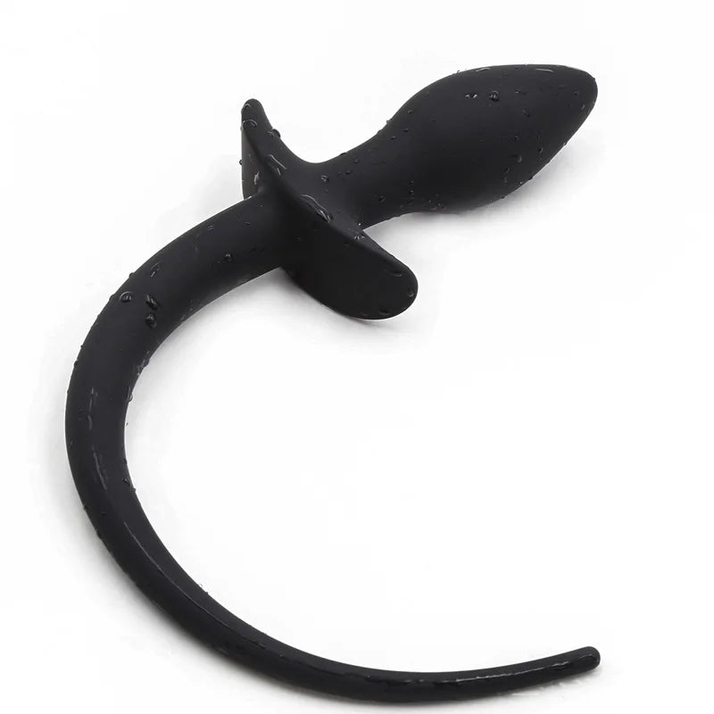 Dog Tail G-Spot Stimulator: BDSM Erotic Butt Plug for Men, Women, and Couples