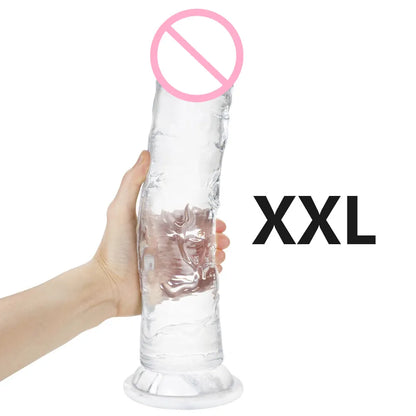 Large Realistic Suction Cup Dildo: Perfect for Women&