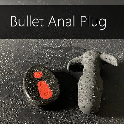 Anal Vibrator for Men: Prostate Stimulator, Vibrating Massager, Wireless Remote-Controlled Butt Plug