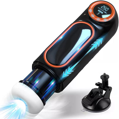 Auto Telescopic Masturbator - Vibration Blowjob Sucking Machine for Men (18+)