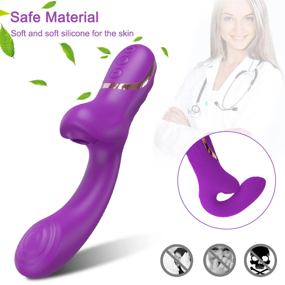 20 Modes Clitoral Sucking Vibrator: Female Stimulator, Dildo for Adults 18+