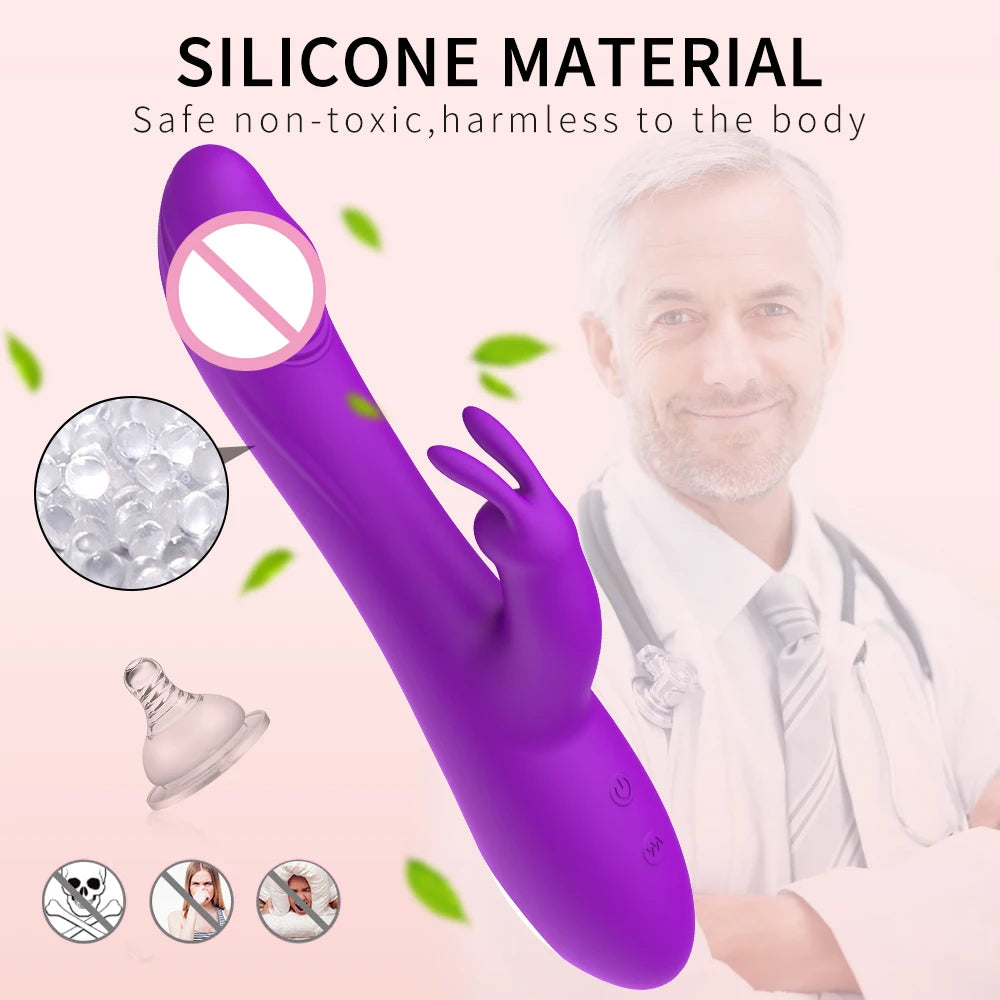 Telescopic Rabbit Vibrator: Ultimate Pleasure