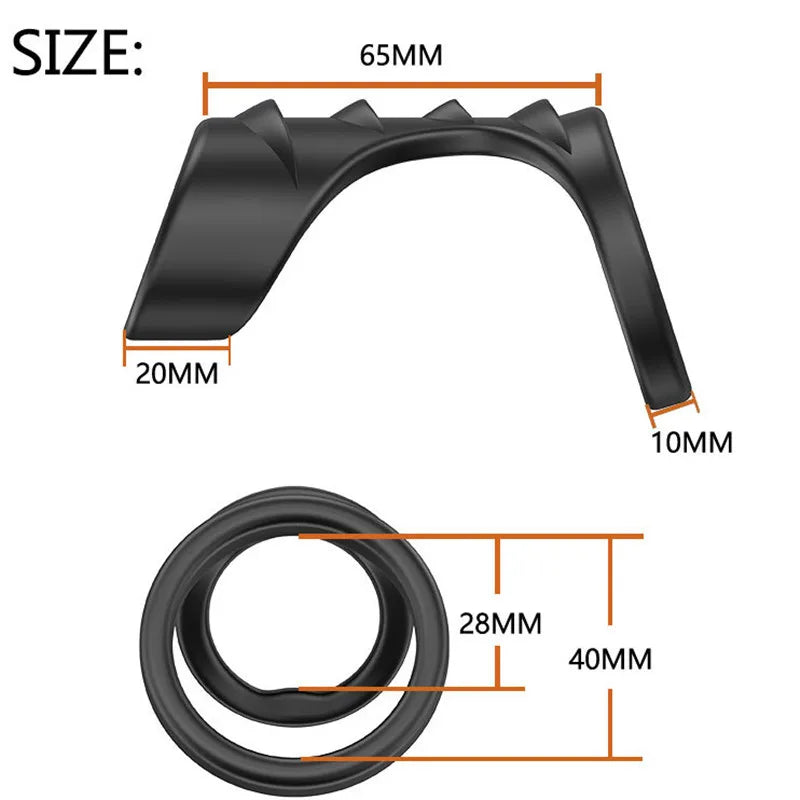 Versatile Male Penis Rings Set: Couples&