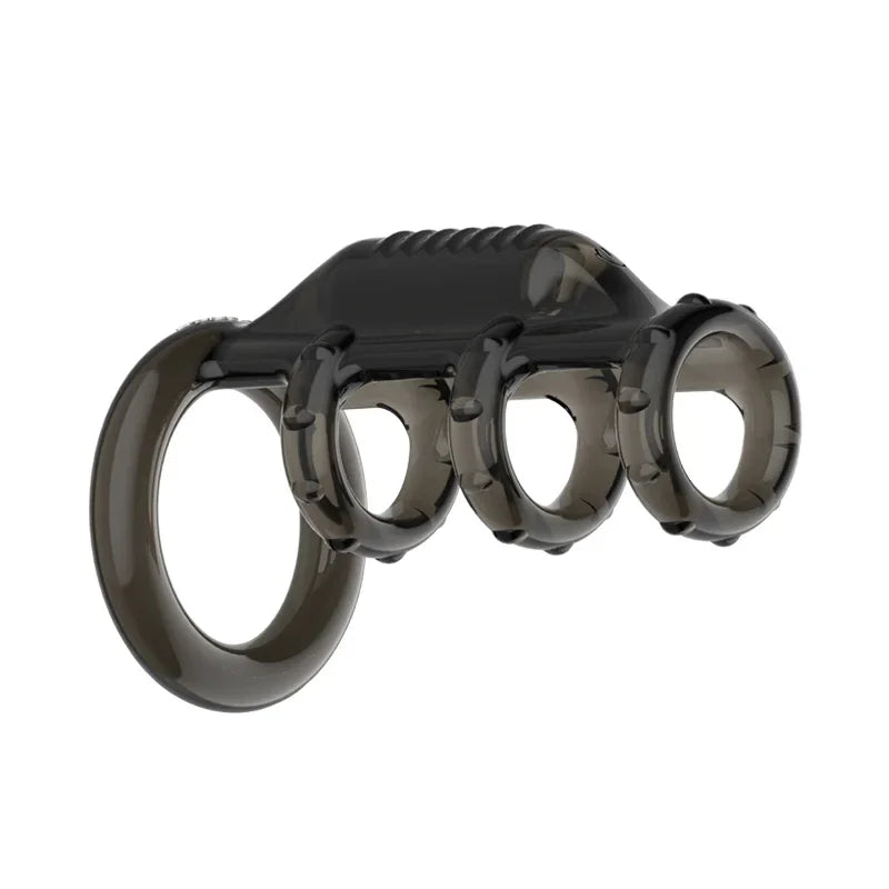 Erotic BDSM Vibrating Penis Ring: Delayed Ejaculation and Stronger Erection