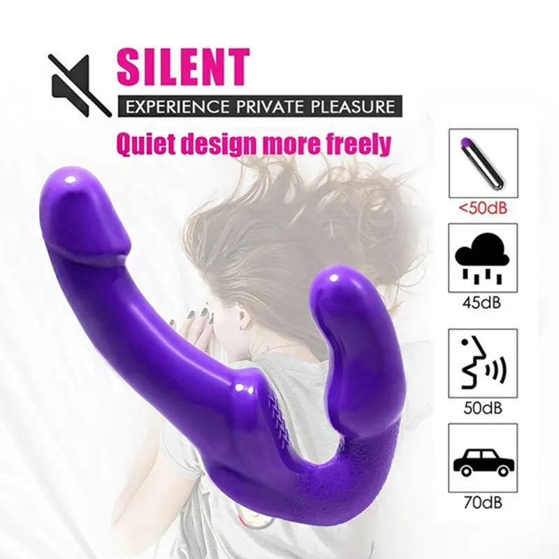 Double Heads Dildo Vibrators Strap-on Exotic Accessories Vagina Prostate Massager Oral Adult Store Sex Toys for Men Women Couple