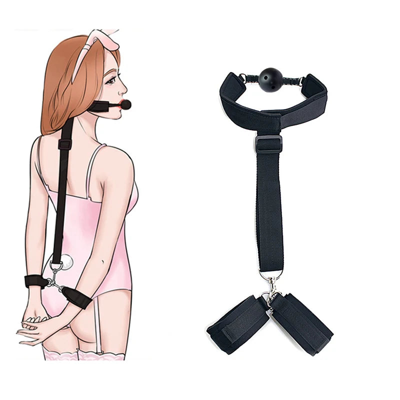 Erotic Bondage Kit: Restraints and Collars for Couples