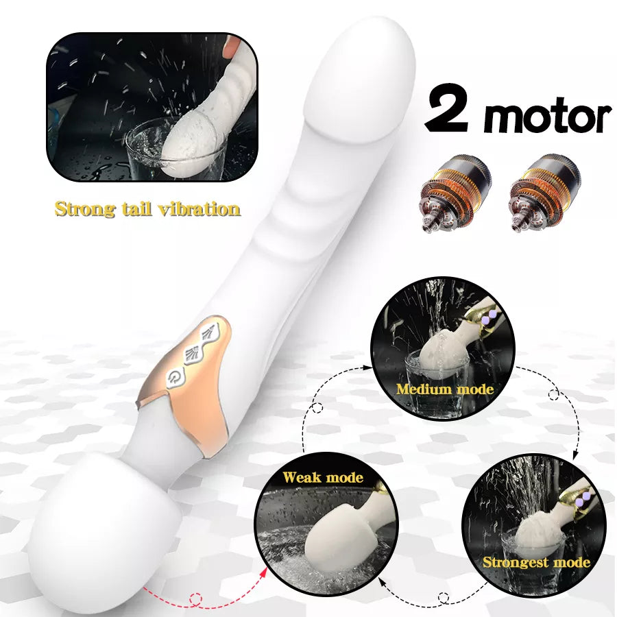 Powerful AV Vibrator Dildos  Wand for Women 10 Modes Clitoris Stimulator G Spot Vagina Massager Adult Sex Toys for Woman