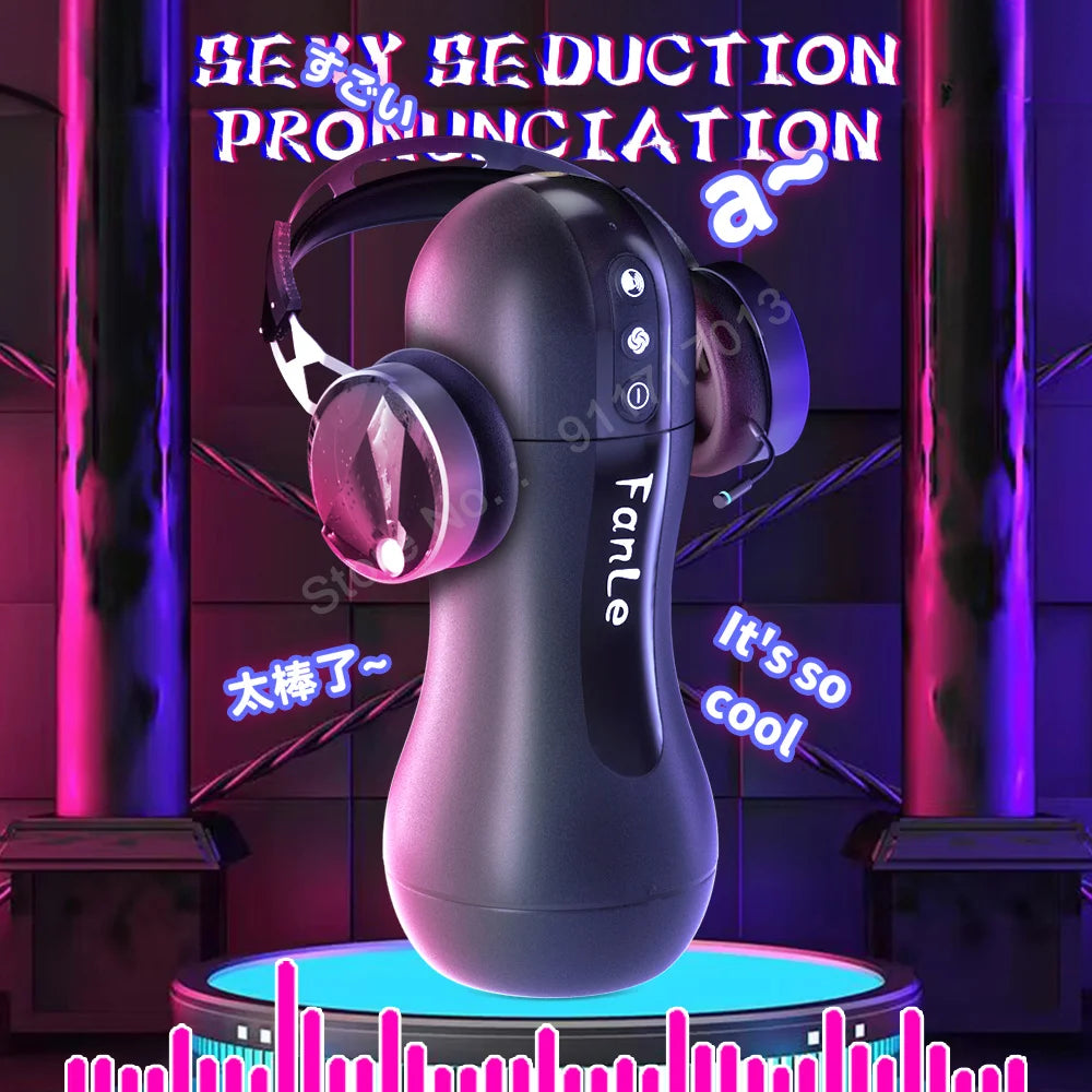 APP Controlled Auto Masturbator - Blowjob Vagina Suck Vibrator for Adult Male Pleasure