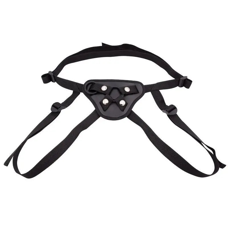 Adjustable Strap-On Dildo Pants: Harness with O-Rings for Women