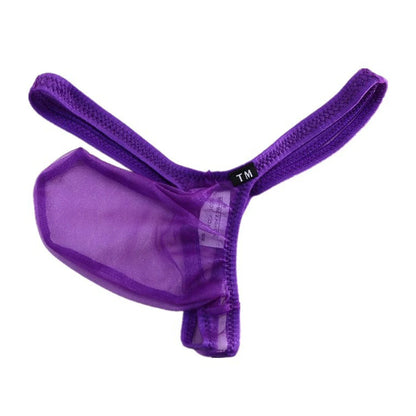 Erotic Mesh Elephant Nose Thong: Open-Butt G-String