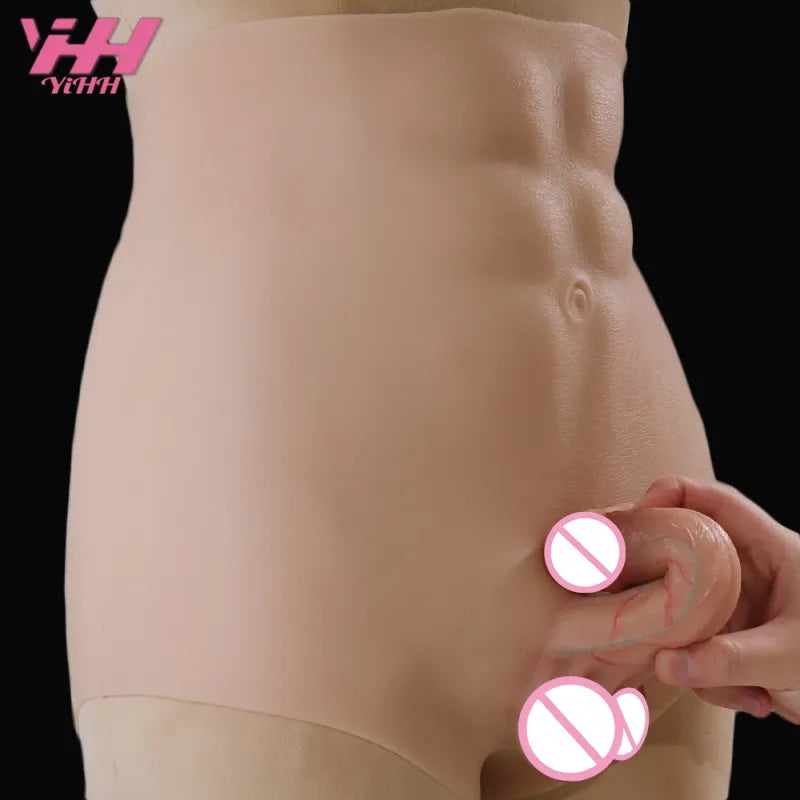 YiHH Integrated Strap-On Harness: Silicone Dildo Pants for Couples