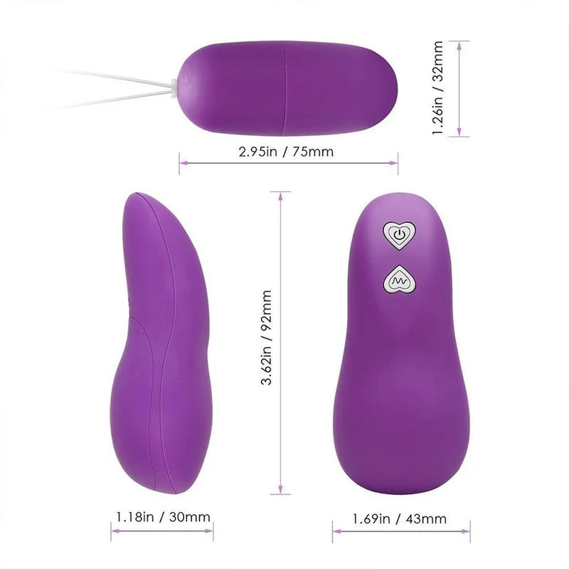 Wireless Remote Control Vibrating Bullet: Multi-Speed Clitoral Massager, Juguetes Para Sex Toys for Women