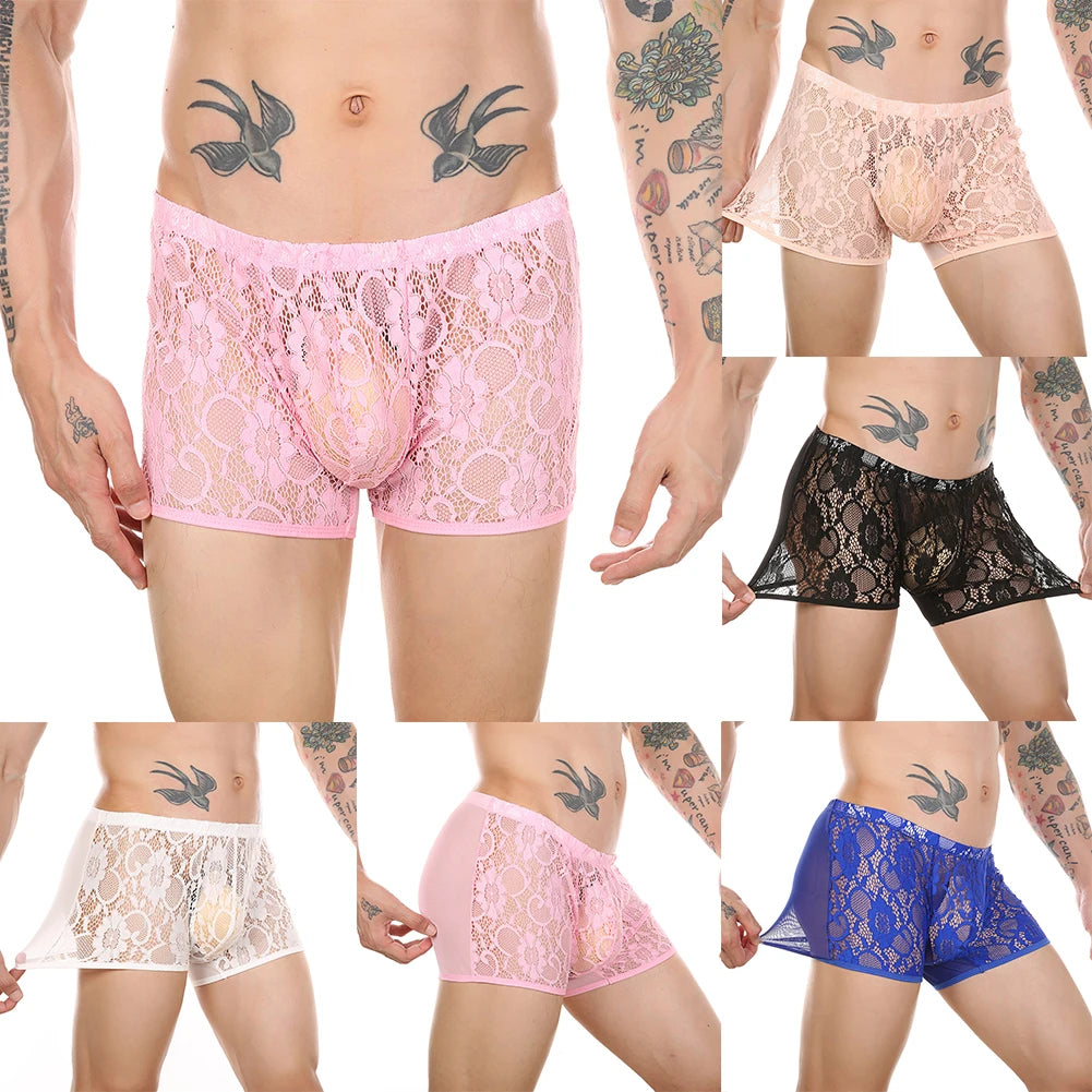 See-Through Lace Trunks: Ultra-Thin, Sexy Men&