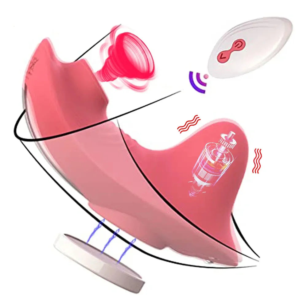 Mini Clitoris Sucker Vibrating Panties: Clitoral Sucking Vibrator, Female Vacuum Stimulator Dildo, Adult Sex Toys