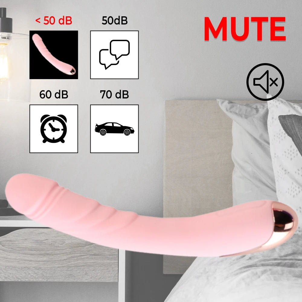 12 Modes Realistic Dildo Vibrator: Soft Vagina Clitoral Stimulator