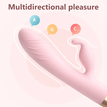 360° Rotating G-Spot Vibrator: Dual Vibration, Dildo, Clitoris Massager - Adult Sex Toys for Women