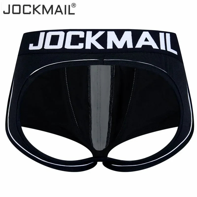 JOCKMAIL Bottomless Boxer: Sexy Open-Back Thong for Gay Men