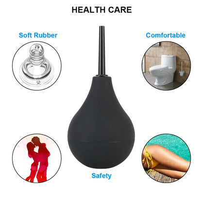 Intimate Goods Enema Cleaning Container Masturbator Anal Shower Vagina Cleaner Douche Anal Cleaner for Men Women Enema Bulb