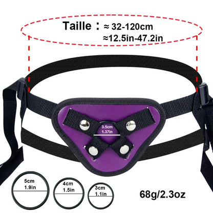 XXL Strap-On Dildo Panties: Harness for Lesbian Pleasure