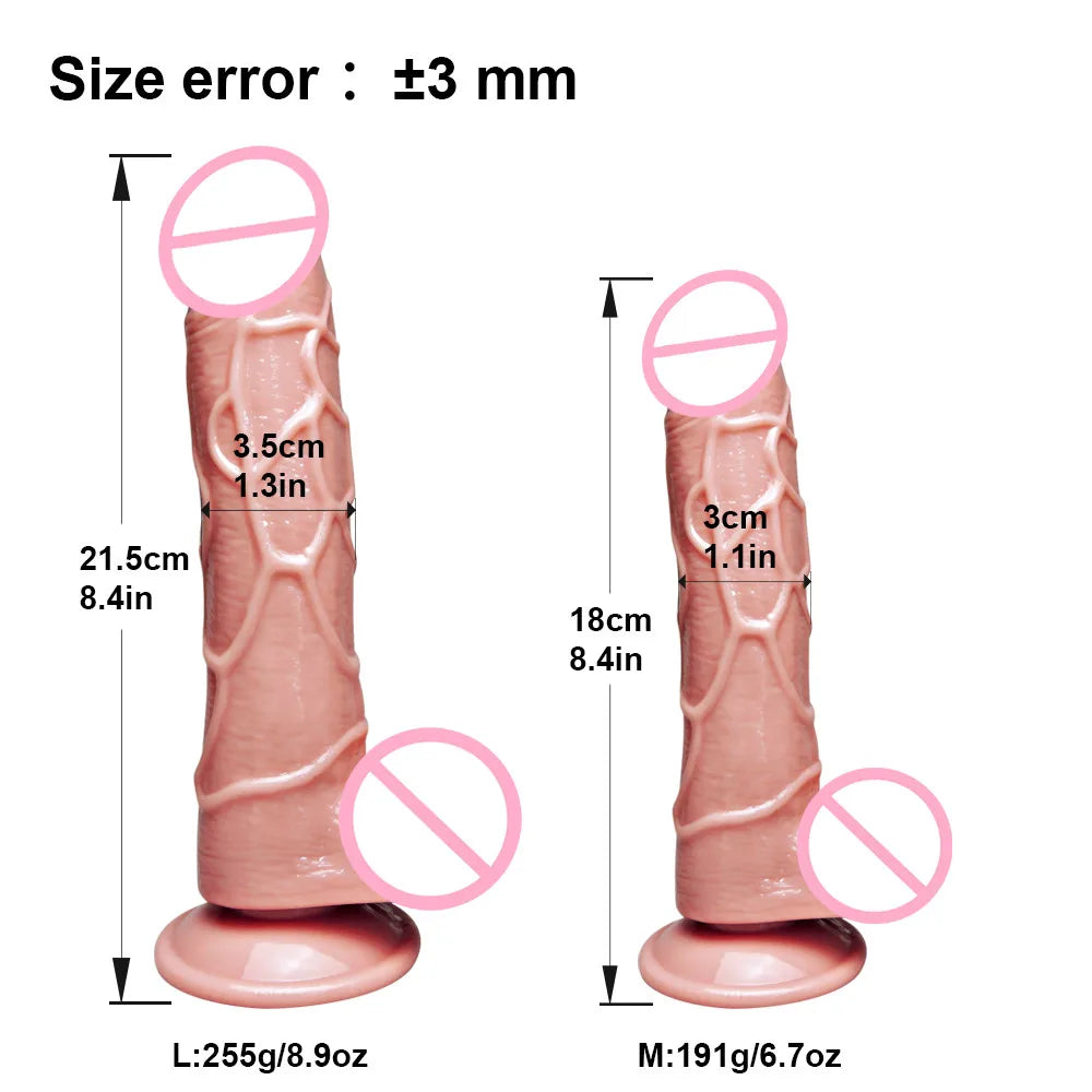 Realistic Penis Strap-On Dildo Harness: Suction Cup Dildo Belt for Lesbian Pleasure