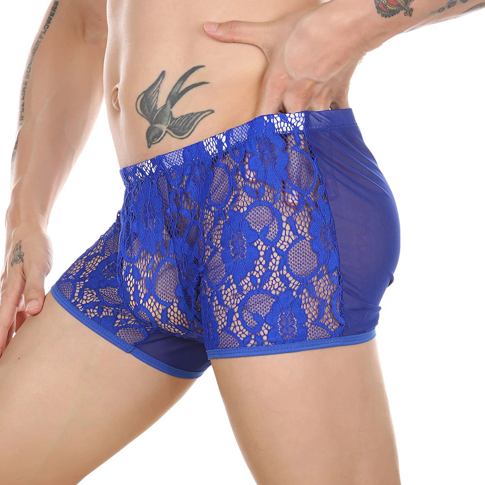 See-Through Lace Trunks: Ultra-Thin, Sexy Men&