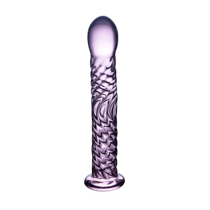 17cm Realistic Glass Crystal Dildo: Suction Cup Sex Toy for Women, Ideal for G-Spot Massage and Orgasm