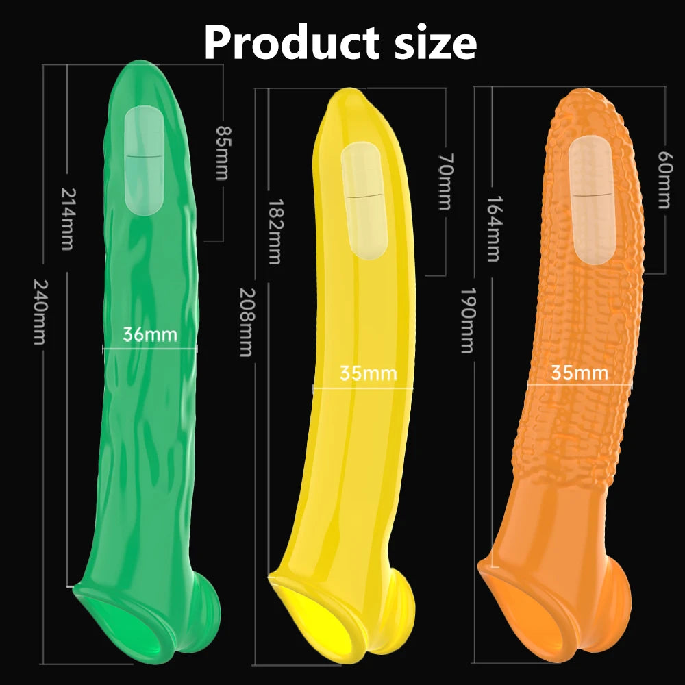 Vibrating Penis Sleeve: Male Enlargement and Delayed Pleasure