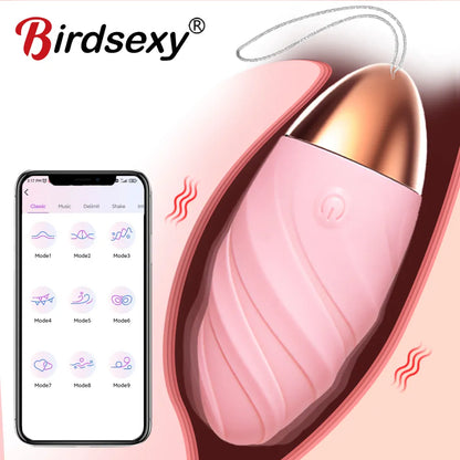 Bluetooths Dildo Vibrator for Women Wireless APP Remote Control Vibrator Vibrating Egg wifi Panties Toy for Sex Toys Couple