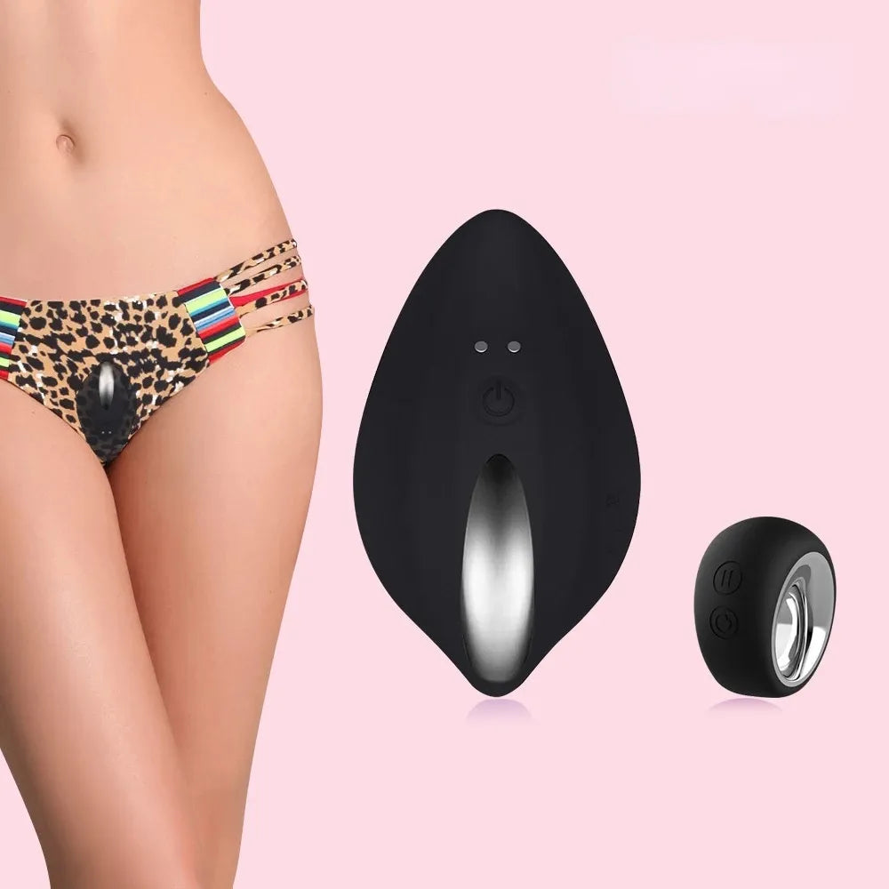 Powerful No-Sound Clitoral Stimulator: Wearable Butterfly Panties Vibrator for Women 18+