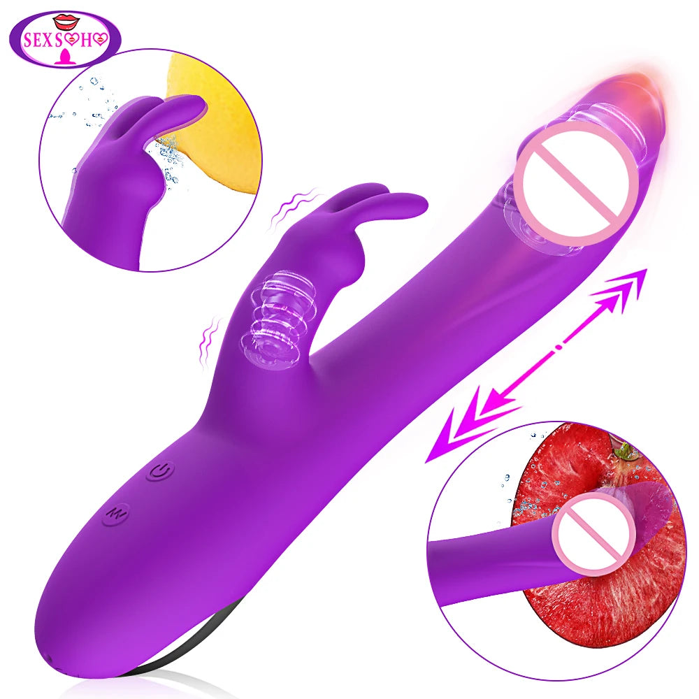 Telescopic Rabbit Vibrator: Ultimate Pleasure